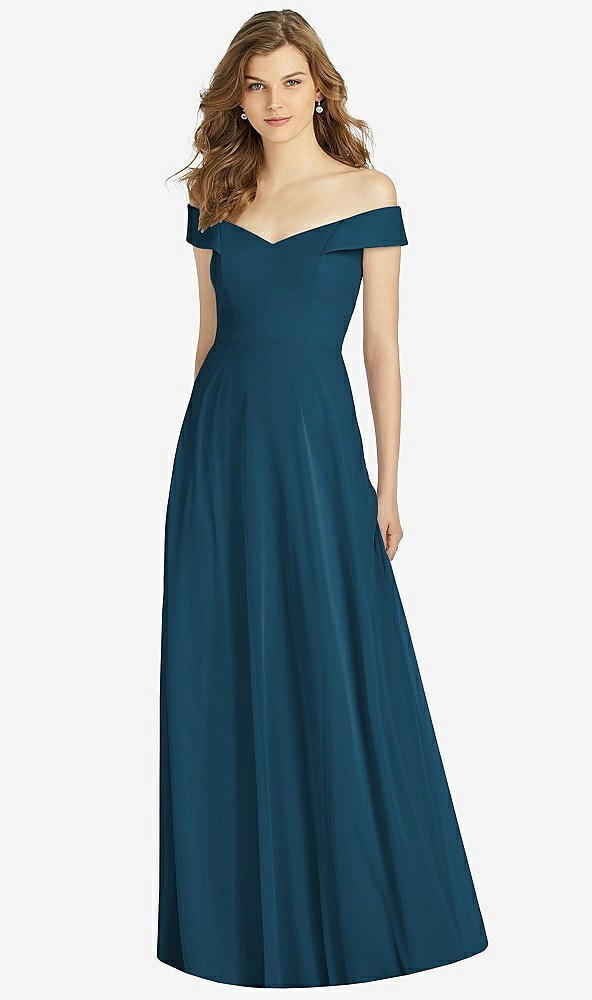 Front View - Atlantic Blue Bella Bridesmaid Dress BB123