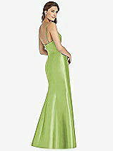 Rear View Thumbnail - Mojito Maxi Length Spaghetti Strap Mermaid Dress