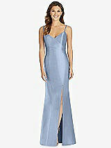 Front View Thumbnail - Cloudy Maxi Length Spaghetti Strap Mermaid Dress