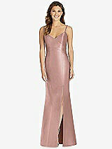 Front View Thumbnail - Neu Nude Maxi Length Spaghetti Strap Mermaid Dress