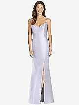 Front View Thumbnail - Silver Dove Maxi Length Spaghetti Strap Mermaid Dress