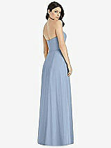 Rear View Thumbnail - Cloudy Strapless Notch Chiffon Maxi Dress