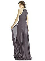 Rear View Thumbnail - Stormy Silver After Six Shimmer Bridesmaid Dress 1502LS