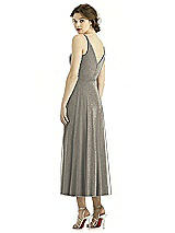 Rear View Thumbnail - Mocha Gold After Six Shimmer Bridesmaid Dress 1503LS