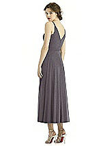 Rear View Thumbnail - Stormy Silver After Six Shimmer Bridesmaid Dress 1503LS