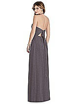 Rear View Thumbnail - Stormy Silver After Six Shimmer Bridesmaid Dress 1515LS