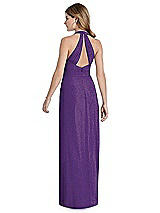 Rear View Thumbnail - Majestic Gold After Six Shimmer Bridesmaid Dress 1516LS