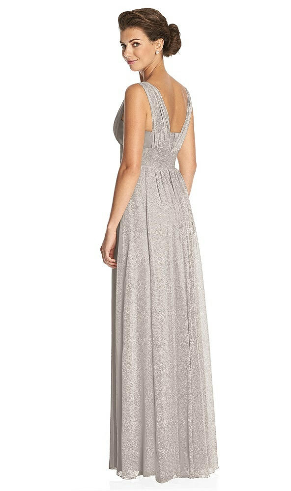 glitter silver bridesmaid dresses Long Silver Sequin Bridesmaid Dress Spaghetti Strap – Lisposa main image 0