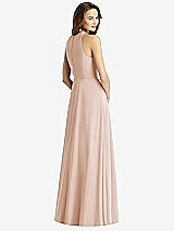 Rear View Thumbnail - Cameo Sleeveless Halter Chiffon Maxi Dress