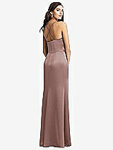 Rear View Thumbnail - Sienna Cowl-Neck Criss Cross Back Slip Dress