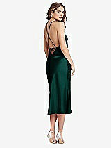 Alt View 1 Thumbnail - Evergreen Cowl-Neck Convertible Midi Slip Dress - Piper