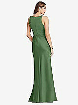 Rear View Thumbnail - Vineyard Green Cowl-Neck Maxi Tank Dress - Nova