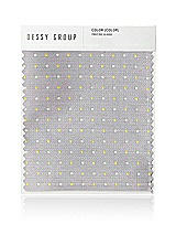 Front View Thumbnail - Platinum/marigold Polka Dot Modern Polka Dot Jacquard Swatch