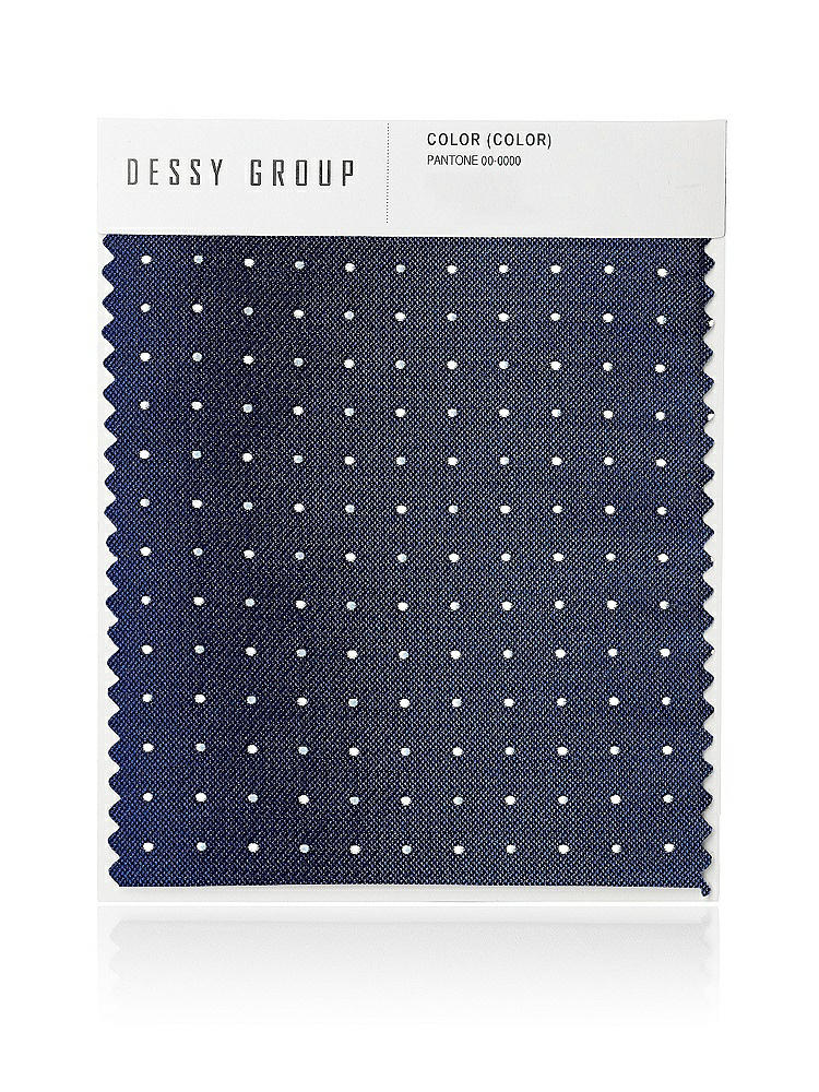 Front View - Sofia Blue/mist/ivory Modern Polka Dot Jacquard Swatch