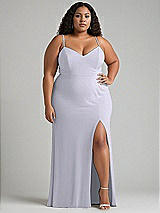 Alt View 1 Thumbnail - Silver Dove Tie-Back Cutout Maxi Dress with Front Slit