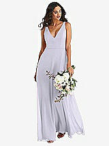 Alt View 1 Thumbnail - Silver Dove Deep V-Neck Chiffon Maxi Dress