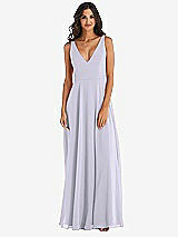 Alt View 3 Thumbnail - Silver Dove Deep V-Neck Chiffon Maxi Dress