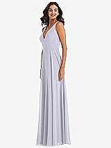 Alt View 4 Thumbnail - Silver Dove Deep V-Neck Chiffon Maxi Dress