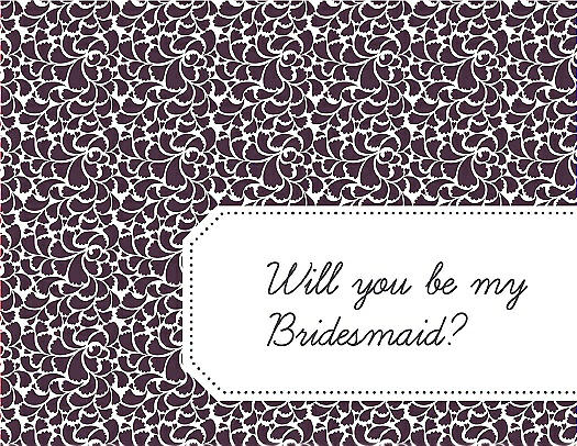 Will You Be My Bridesmaid Card - Petal