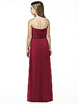 Rear View Thumbnail - Burgundy Dessy Collection Junior Bridesmaid JR508