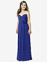 Front View Thumbnail - Cobalt Blue Dessy Collection Junior Bridesmaid JR508