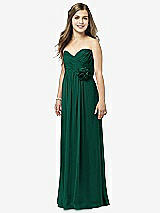 Front View Thumbnail - Hunter Green Dessy Collection Junior Bridesmaid JR508