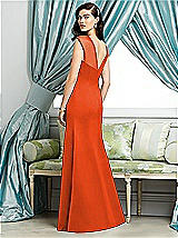 Rear View Thumbnail - Tangerine Tango Dessy Collection Style 2933