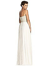 Rear View Thumbnail - Ivory & Metallic Gold After Six Bridesmaid Dress 6749