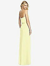 Rear View Thumbnail - Butter Yellow Full Length Lux Chiffon Blouson Bodice