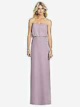 Front View Thumbnail - Lilac Dusk Full Length Lux Chiffon Blouson Bodice