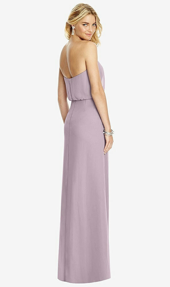 Back View - Lilac Dusk Full Length Lux Chiffon Blouson Bodice