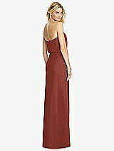 Rear View Thumbnail - Auburn Moon Full Length Lux Chiffon Blouson Bodice