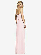 Rear View Thumbnail - Ballet Pink Full Length Lux Chiffon Blouson Bodice