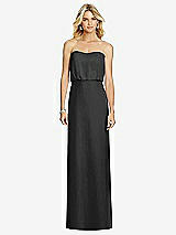 Front View Thumbnail - Black Full Length Lux Chiffon Blouson Bodice