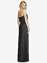 Rear View Thumbnail - Black Full Length Lux Chiffon Blouson Bodice