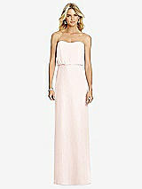 Front View Thumbnail - Blush Full Length Lux Chiffon Blouson Bodice