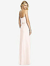 Rear View Thumbnail - Blush Full Length Lux Chiffon Blouson Bodice