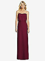 Front View Thumbnail - Cabernet Full Length Lux Chiffon Blouson Bodice