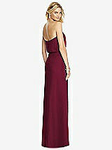 Rear View Thumbnail - Cabernet Full Length Lux Chiffon Blouson Bodice