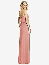 Rear View Thumbnail - Desert Rose Full Length Lux Chiffon Blouson Bodice