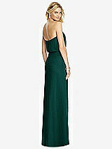 Rear View Thumbnail - Evergreen Full Length Lux Chiffon Blouson Bodice