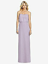 Front View Thumbnail - Lilac Haze Full Length Lux Chiffon Blouson Bodice