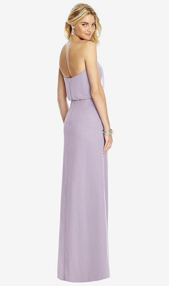 Back View - Lilac Haze Full Length Lux Chiffon Blouson Bodice