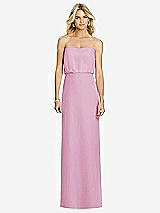 Front View Thumbnail - Powder Pink Full Length Lux Chiffon Blouson Bodice