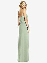 Rear View Thumbnail - Sage Full Length Lux Chiffon Blouson Bodice