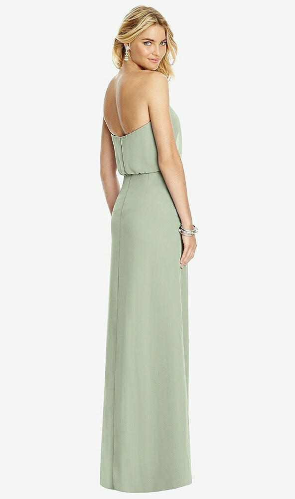 Back View - Sage Full Length Lux Chiffon Blouson Bodice