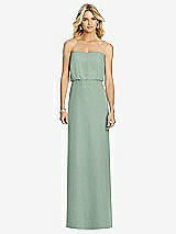 Front View Thumbnail - Seagrass Full Length Lux Chiffon Blouson Bodice