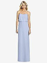 Front View Thumbnail - Sky Blue Full Length Lux Chiffon Blouson Bodice