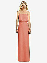 Front View Thumbnail - Terracotta Copper Full Length Lux Chiffon Blouson Bodice