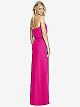 Rear View Thumbnail - Think Pink Full Length Lux Chiffon Blouson Bodice